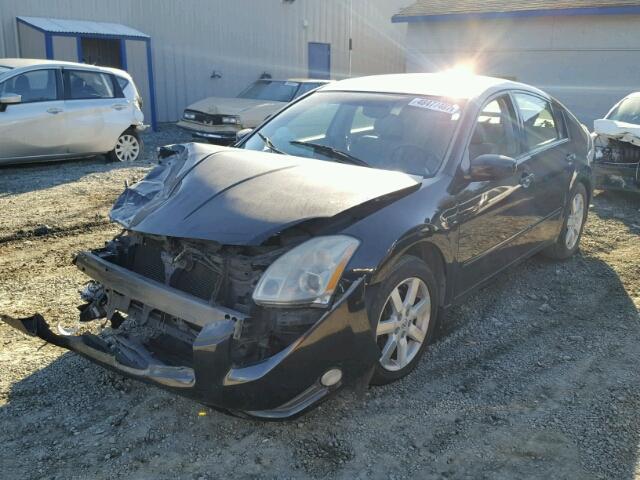 1N4BA41E04C891022 - 2004 NISSAN MAXIMA SE BLACK photo 2