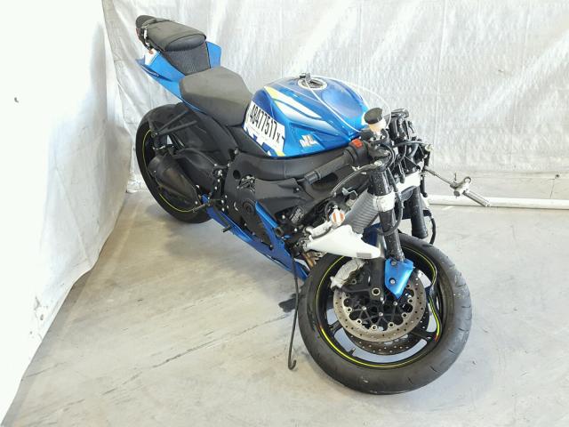 JS1GN7FA7F2100788 - 2015 SUZUKI GSX-R600 BLUE photo 1