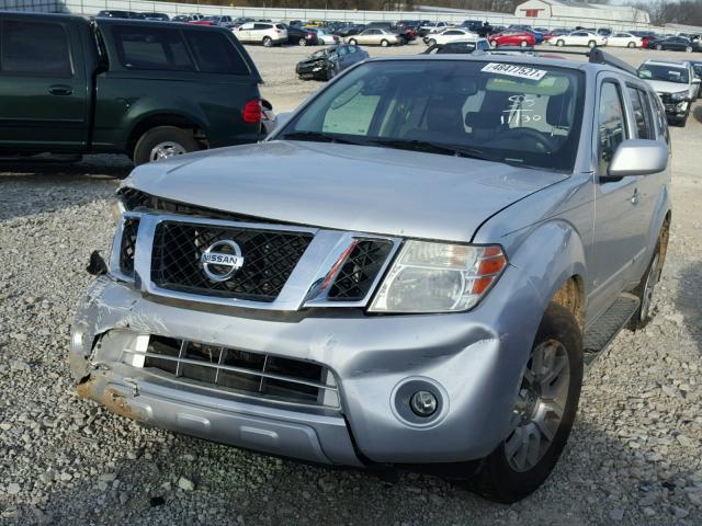 5N1BR1NB0AC600561 - 2010 NISSAN PATHFINDER SILVER photo 2