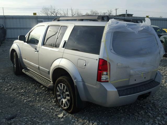 5N1BR1NB0AC600561 - 2010 NISSAN PATHFINDER SILVER photo 3