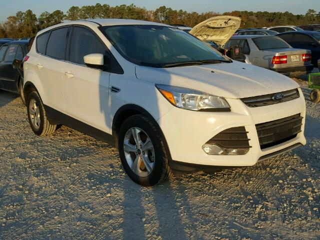 1FMCU0GX2EUE25316 - 2014 FORD ESCAPE SE WHITE photo 1