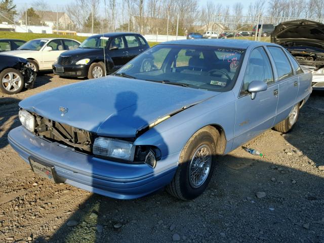 1G1BL53E8NW109050 - 1992 CHEVROLET CAPRICE BLUE photo 2