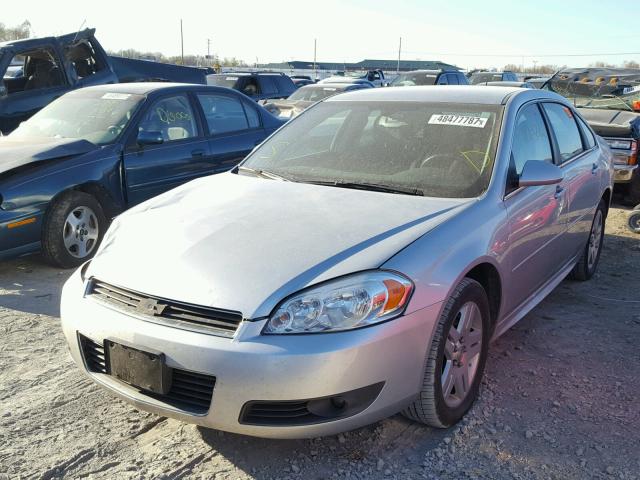 2G1WB5EK0B1299825 - 2011 CHEVROLET IMPALA LT SILVER photo 2