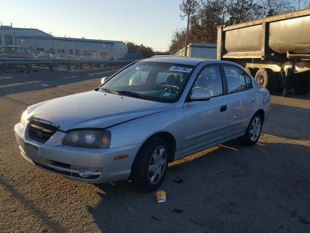 KMHDN46D64U856501 - 2004 HYUNDAI ELANTRA GL SILVER photo 2