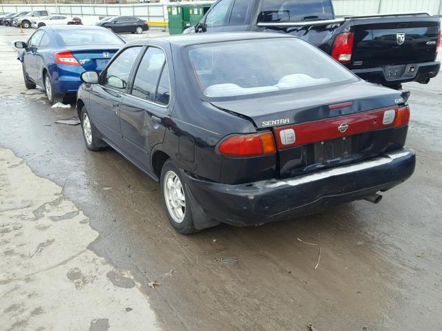 1N4AB41D1XC734233 - 1999 NISSAN SENTRA BAS BLACK photo 3