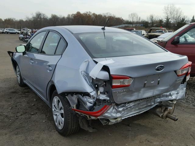 4S3GKAA66H3603630 - 2017 SUBARU IMPREZA SILVER photo 3