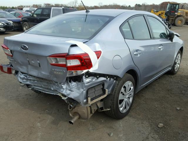 4S3GKAA66H3603630 - 2017 SUBARU IMPREZA SILVER photo 4