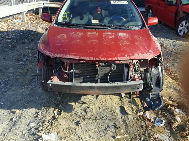 JTDBL40E499051772 - 2009 TOYOTA COROLLA BA RED photo 9