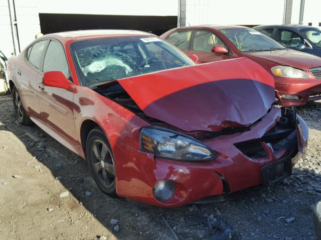 2G2WP552281120979 - 2008 PONTIAC GRAND PRIX RED photo 1