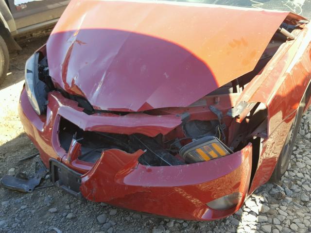 2G2WP552281120979 - 2008 PONTIAC GRAND PRIX RED photo 9
