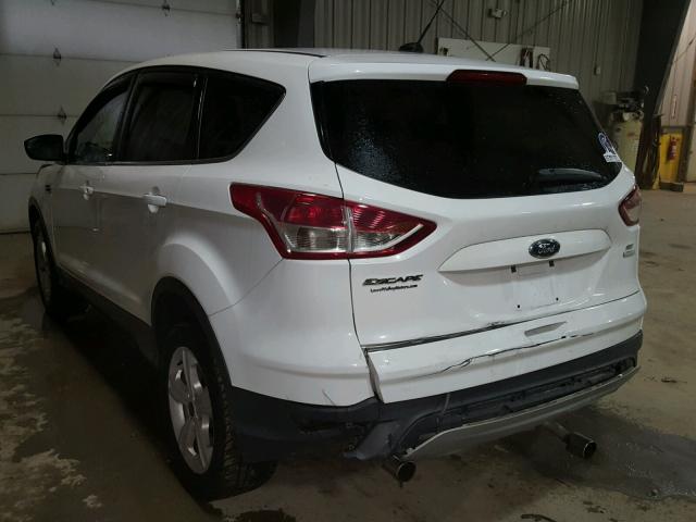 1FMCU9GX9DUA64363 - 2013 FORD ESCAPE SE WHITE photo 3