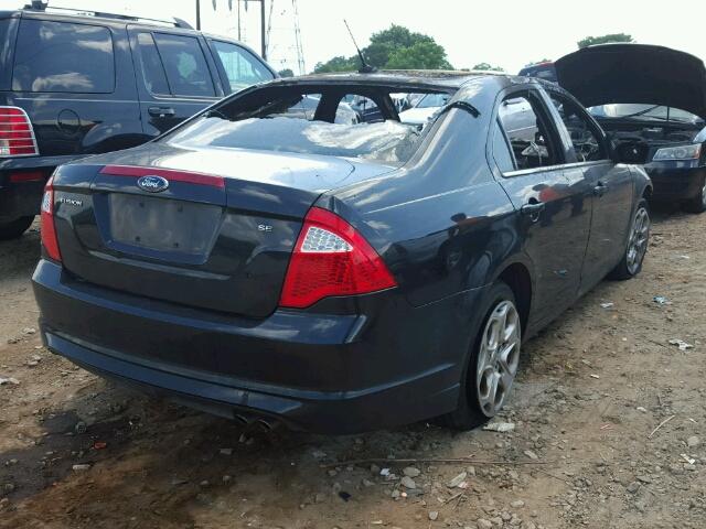 3FAHP0HA9AR134881 - 2010 FORD FUSION SE BLACK photo 4