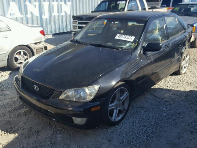 JTHBD192120038913 - 2002 LEXUS IS 300 BLACK photo 2