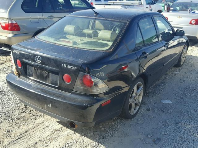 JTHBD192120038913 - 2002 LEXUS IS 300 BLACK photo 4