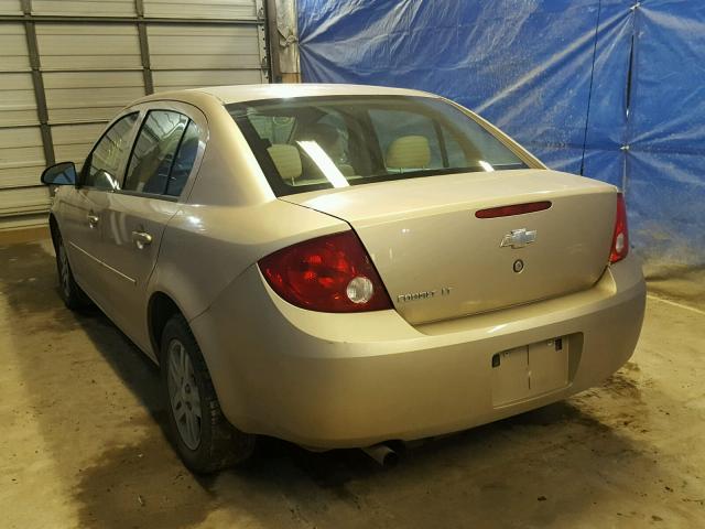 1G1AL55F667814796 - 2006 CHEVROLET COBALT LT TAN photo 3