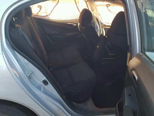 2HGFA1F69BH515586 - 2011 HONDA CIVIC LX-S ვერცხლისფერი ფოტო 6