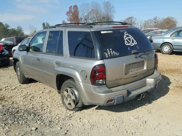 1GNDS13S432236634 - 2003 CHEVROLET TRAILBLAZE SILVER photo 3