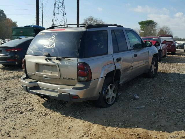 1GNDS13S432236634 - 2003 CHEVROLET TRAILBLAZE SILVER photo 4