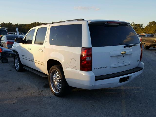 1GNFC16058R124861 - 2008 CHEVROLET SUBURBAN C WHITE photo 3