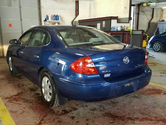 2G4WC582261129435 - 2006 BUICK LACROSSE C BLUE photo 3