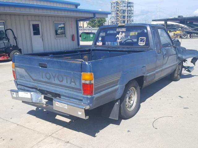 JT4RN56S7J0265644 - 1988 TOYOTA PICKUP XTR BLUE photo 4