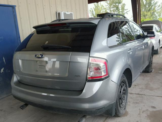 2FMDK38C07BB09624 - 2007 FORD EDGE SEL GRAY photo 4