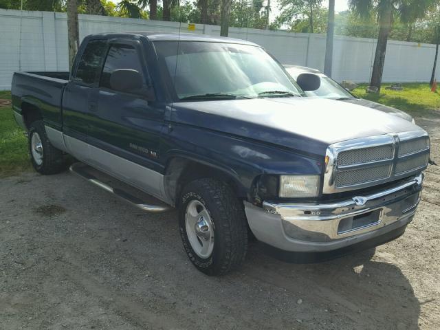 3B7HC13Z4YM230224 - 2000 DODGE RAM 1500 BLUE photo 1