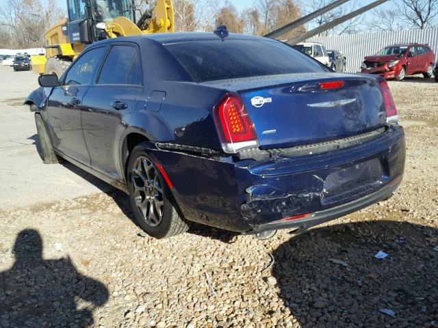 2C3CCAGG8FH887577 - 2015 CHRYSLER 300 S BLUE photo 3