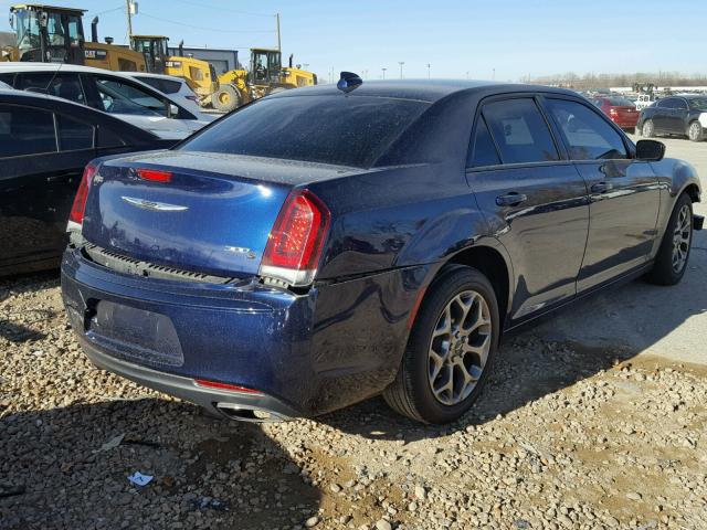 2C3CCAGG8FH887577 - 2015 CHRYSLER 300 S BLUE photo 4