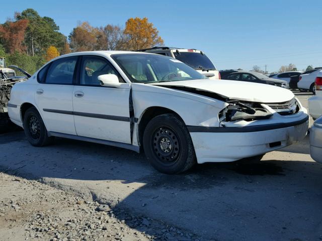 2G1WF55K349279013 - 2004 CHEVROLET IMPALA WHITE photo 1