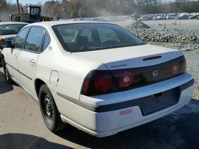 2G1WF55K349279013 - 2004 CHEVROLET IMPALA 白色 照片 3