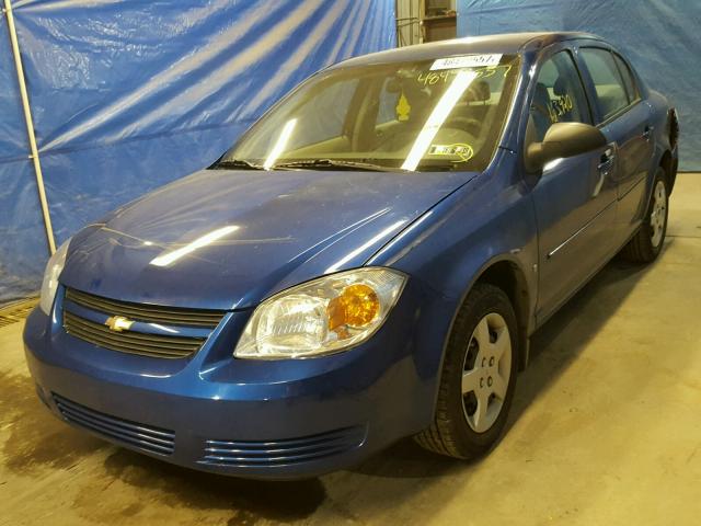 1G1AK55F467610050 - 2006 CHEVROLET COBALT LS BLUE photo 2