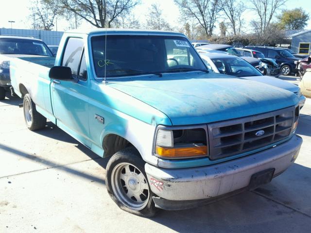 1FTDF15YXSLA17748 - 1995 FORD F150 GREEN photo 1