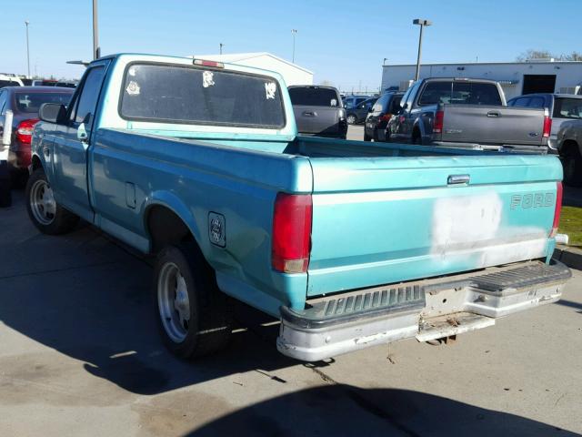 1FTDF15YXSLA17748 - 1995 FORD F150 GREEN photo 3