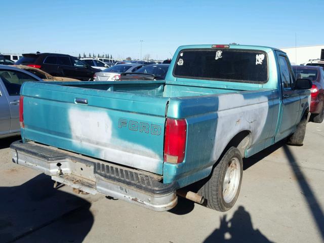 1FTDF15YXSLA17748 - 1995 FORD F150 GREEN photo 4