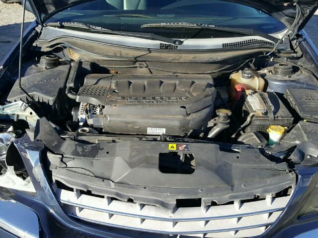 2C8GF68444R373284 - 2004 CHRYSLER PACIFICA BLUE photo 7