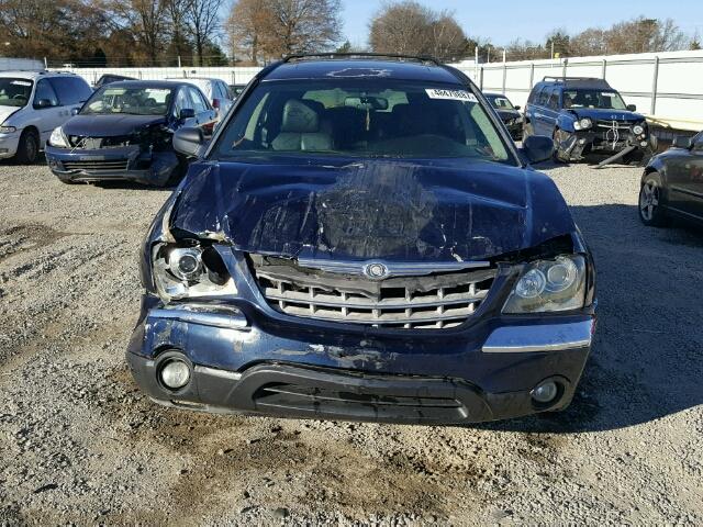 2C8GF68444R373284 - 2004 CHRYSLER PACIFICA BLUE photo 9