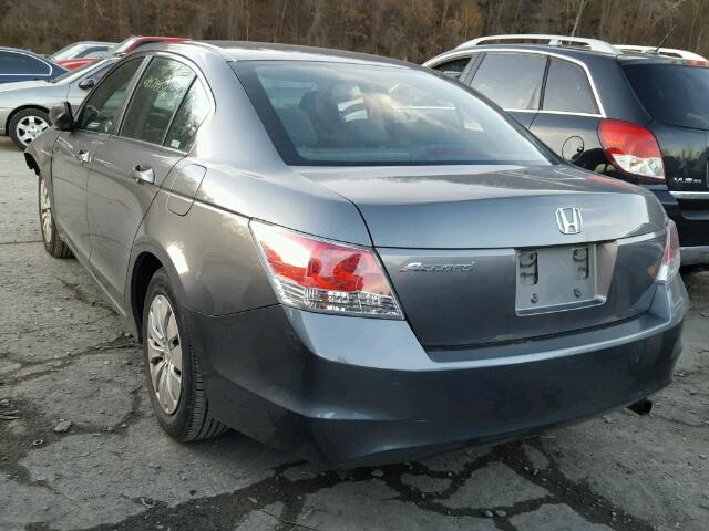 1HGCP26339A131938 - 2009 HONDA ACCORD LX GRAY photo 3