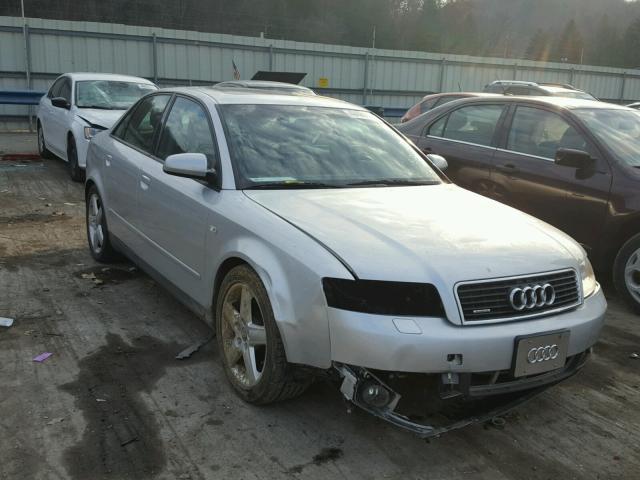 WAULC68EX3A282957 - 2003 AUDI A4 1.8T QU SILVER photo 1