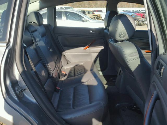 WVWRH63B24P158465 - 2004 VOLKSWAGEN PASSAT GLX GRAY photo 6