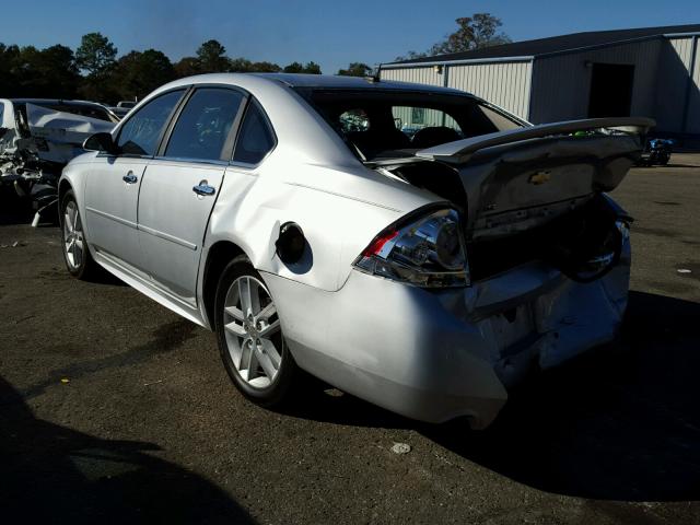 2G1WC5EM6A1250254 - 2010 CHEVROLET IMPALA LTZ SILVER photo 3