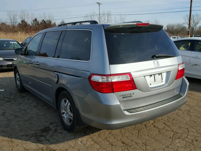 5FNRL38646B059975 - 2006 HONDA ODYSSEY EX SILVER photo 3