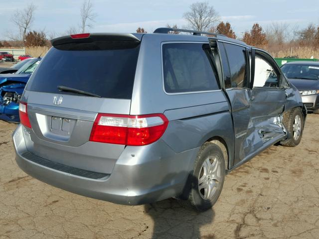 5FNRL38646B059975 - 2006 HONDA ODYSSEY EX SILVER photo 4