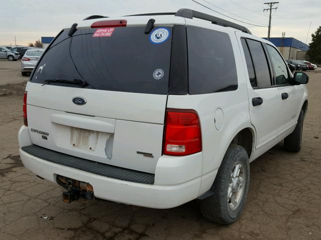 1FMZU63E95UB19621 - 2005 FORD EXPLORER X WHITE photo 4
