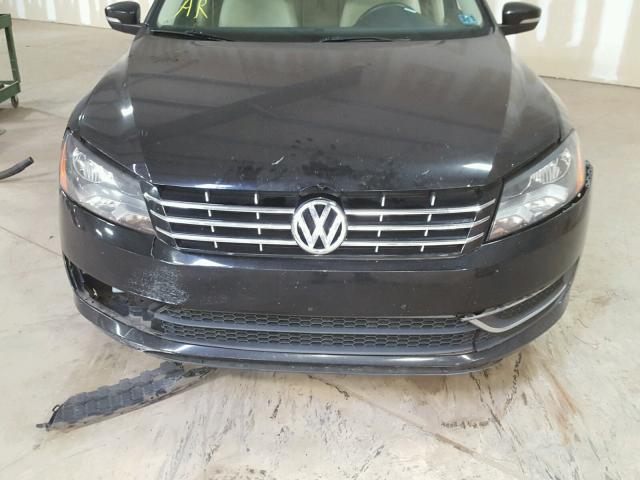 1VWBN7A38EC027154 - 2014 VOLKSWAGEN PASSAT SE BLACK photo 7