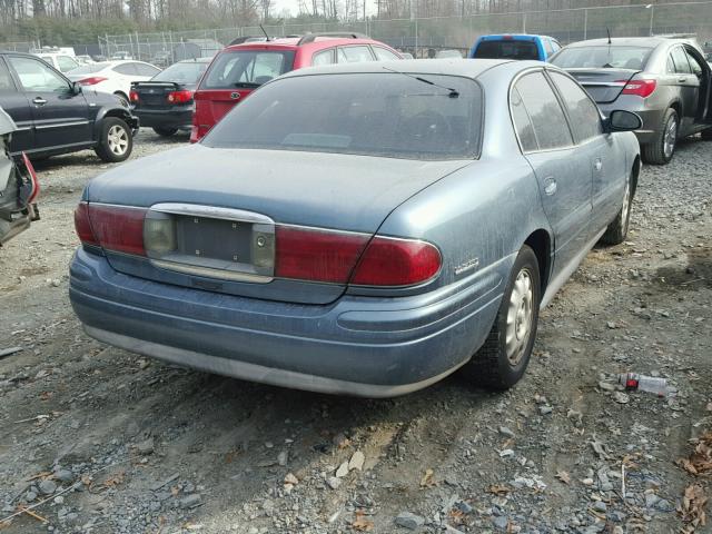 1G4HR54K61U129383 - 2001 BUICK LESABRE LI BLUE photo 4