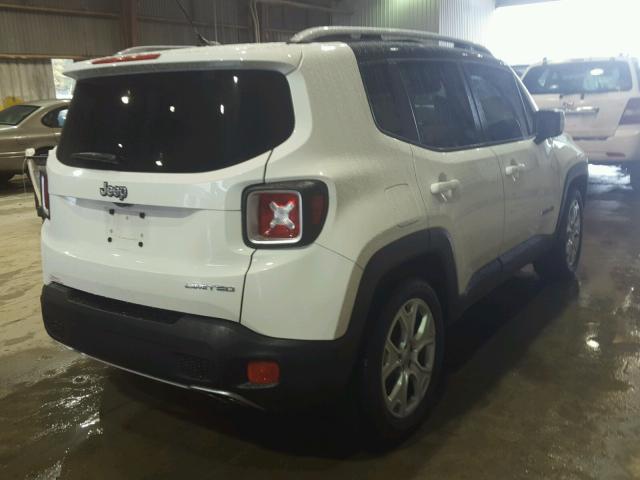 ZACCJADB1HPE52105 - 2017 JEEP RENEGADE L WHITE photo 4