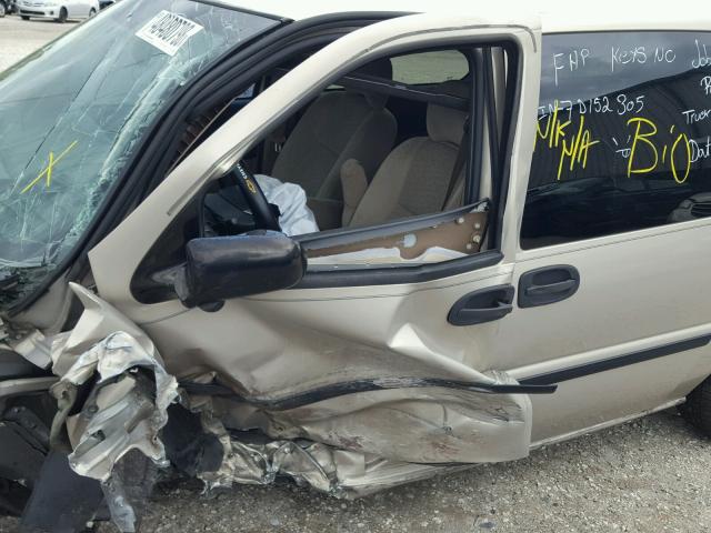 1GNDV23157D152305 - 2007 CHEVROLET UPLANDER L 金色 照片 10