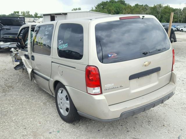 1GNDV23157D152305 - 2007 CHEVROLET UPLANDER L 金色 照片 3