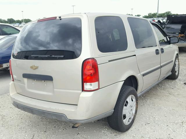 1GNDV23157D152305 - 2007 CHEVROLET UPLANDER L 金色 照片 4